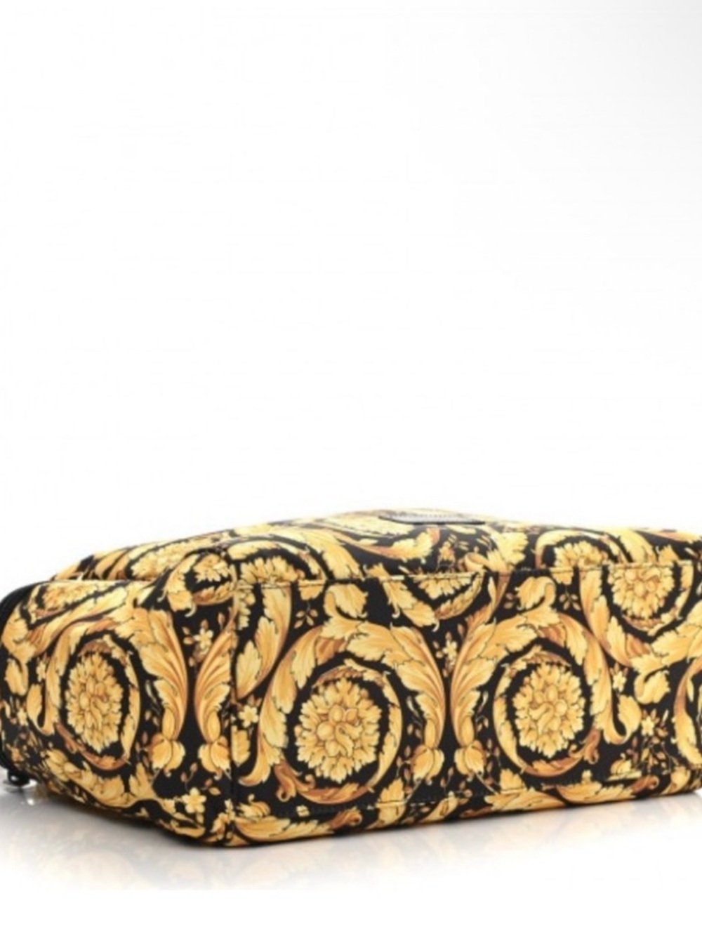 Versace Black and Gold Baroque Baby Bag